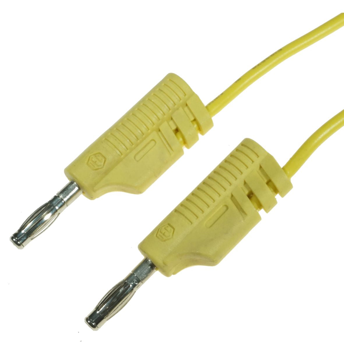 30cm Cable w/ Banana Plugs - Yellow