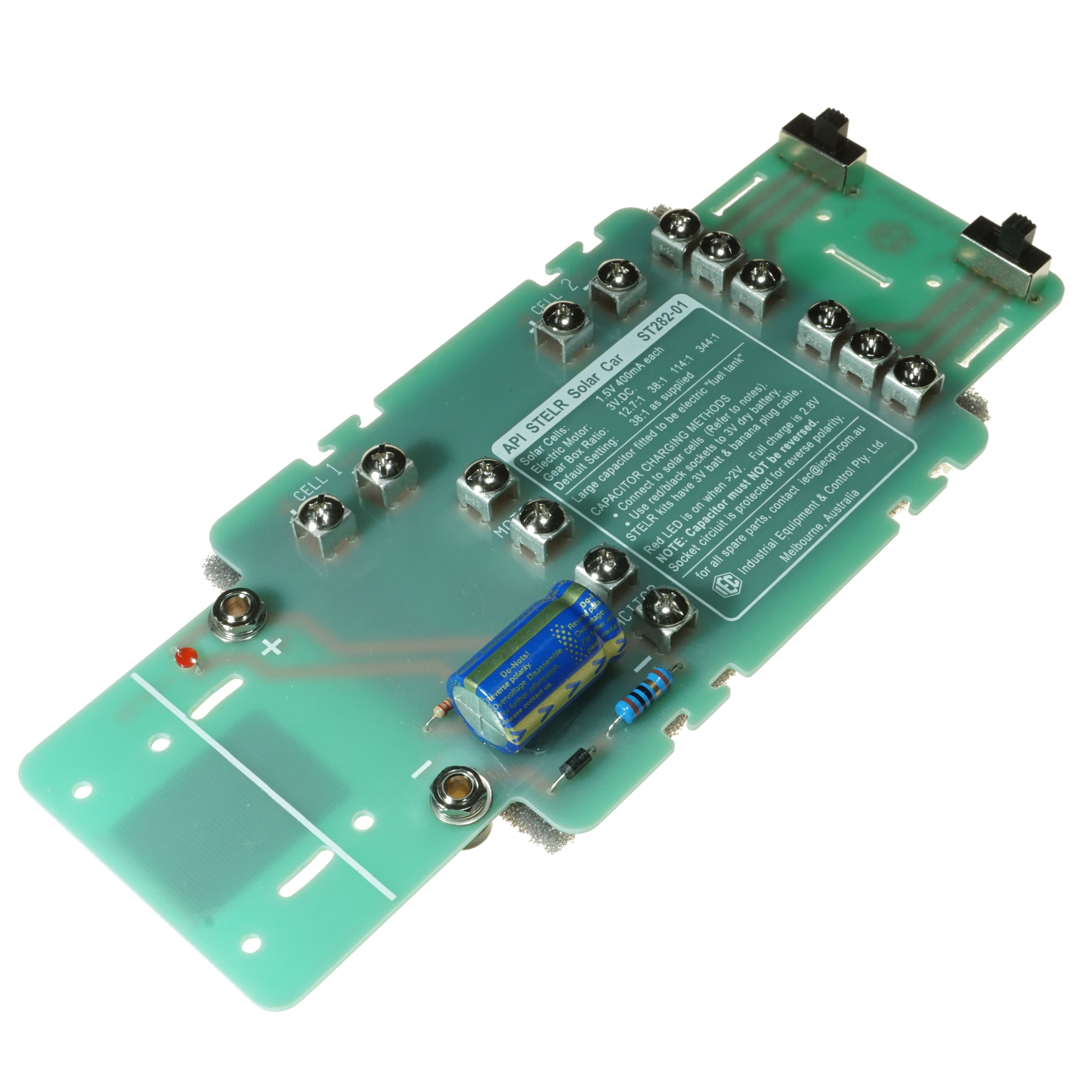 Solar Car - Board Only (inc. soldered parts)