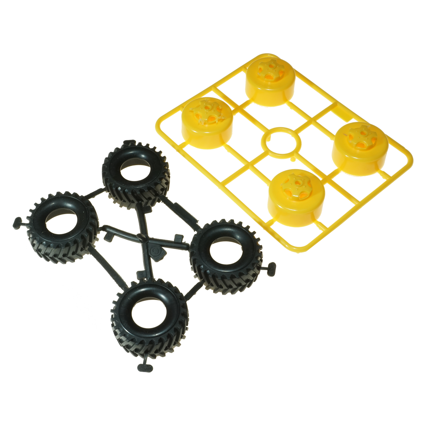 Solar Car - Standard Wheel/Tyre Set of 4 (36mm)